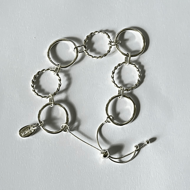 Twisted Sterling Silver Bracelet