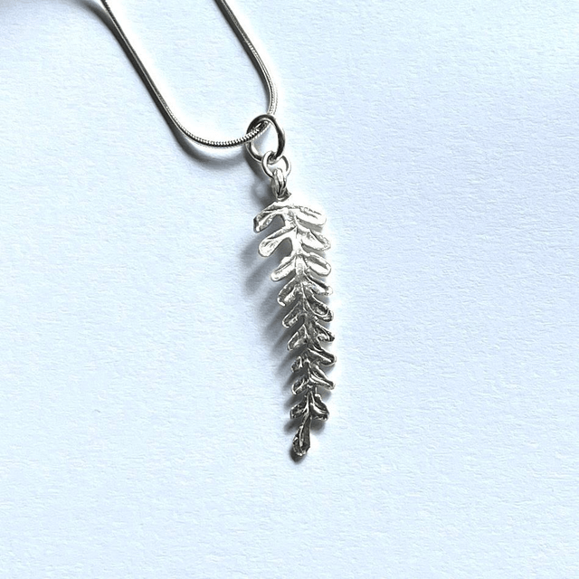 Silver Fern Pendant