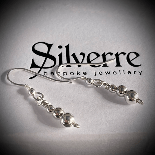 Silver Drop Earrings