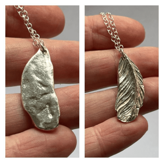Sterling Silver Feather Pendant
