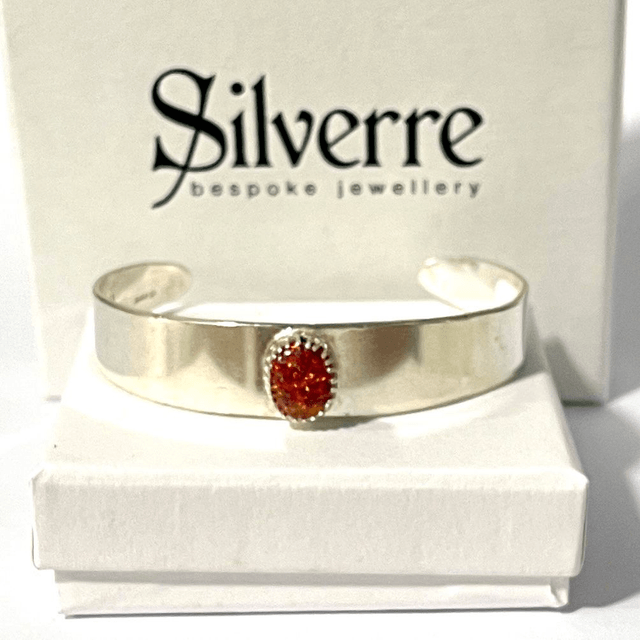 Sterling Silver Cuff Bangle