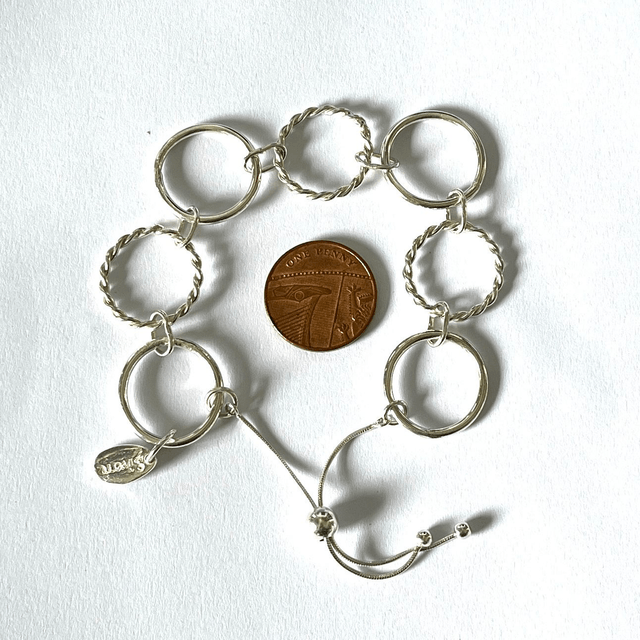 Twisted Sterling Silver Bracelet