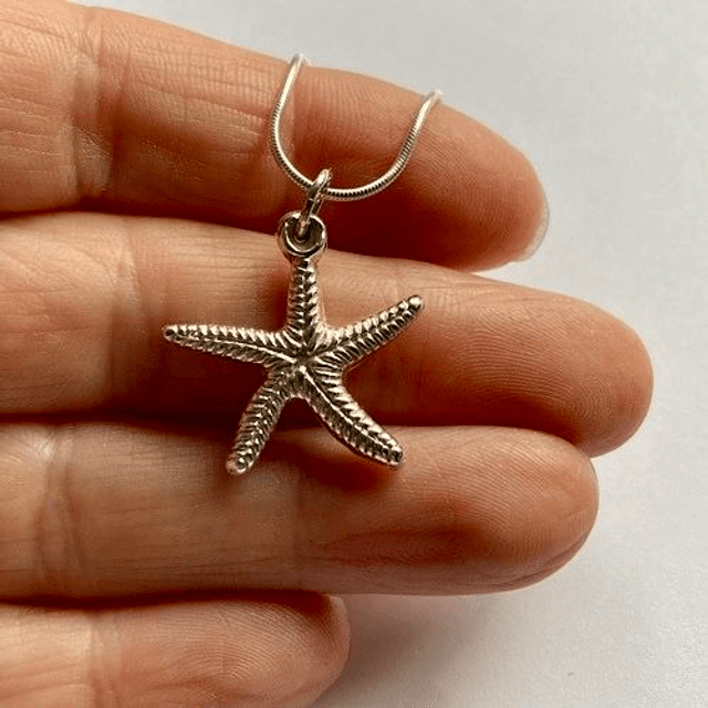 Silver Starfish Pendant
