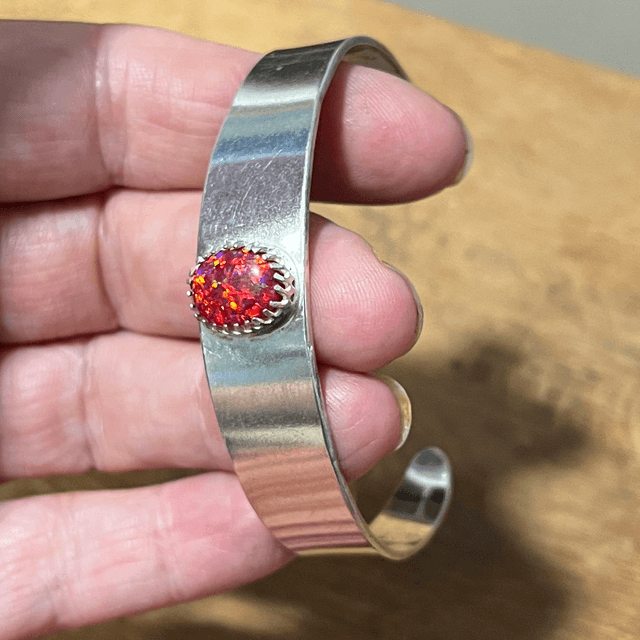 Sterling Silver Cuff Bangle