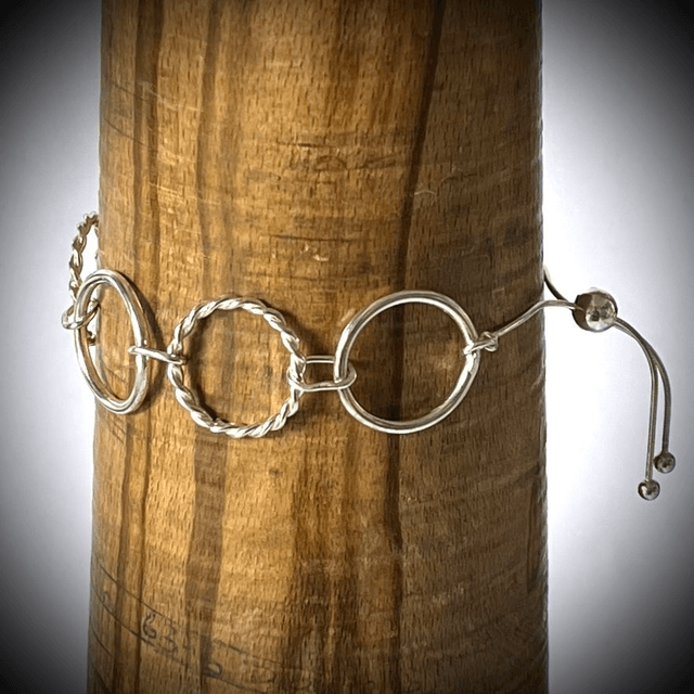 Twisted Sterling Silver Bracelet