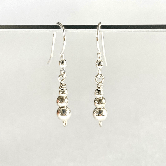 Silver Drop Earrings
