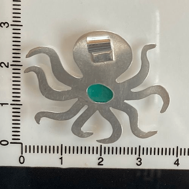 Sterling Silver Octopus Pendant