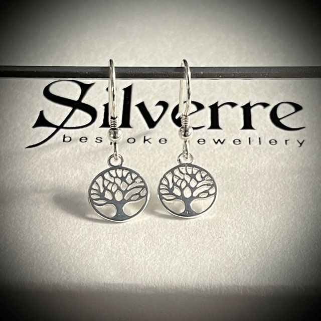 Tree of Life Silver Earrings