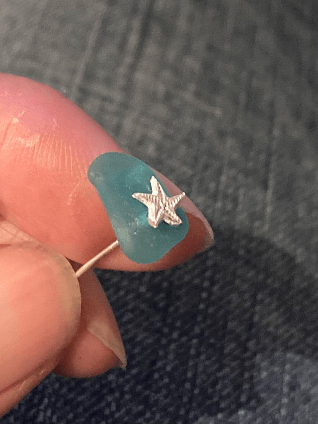 Starfish Sea Glass Ring