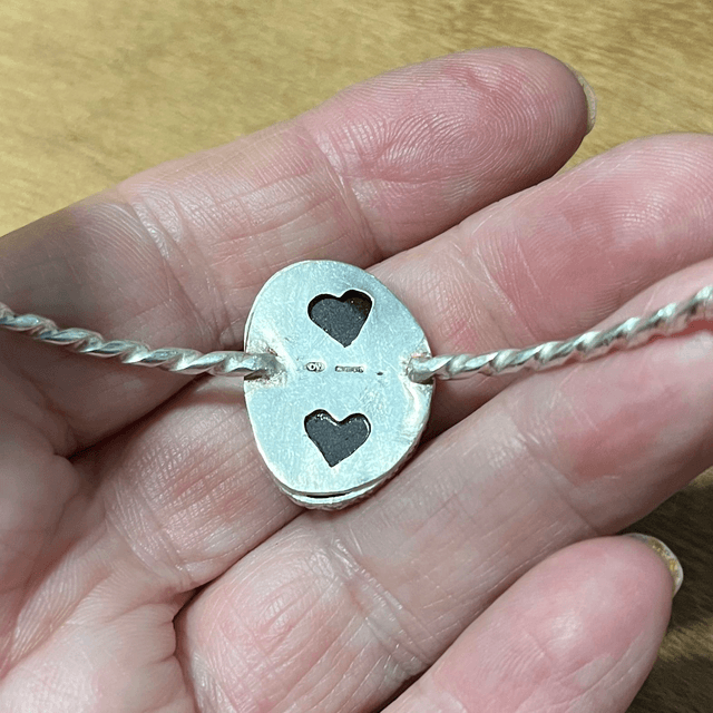 Amber Sea Glass Bangle